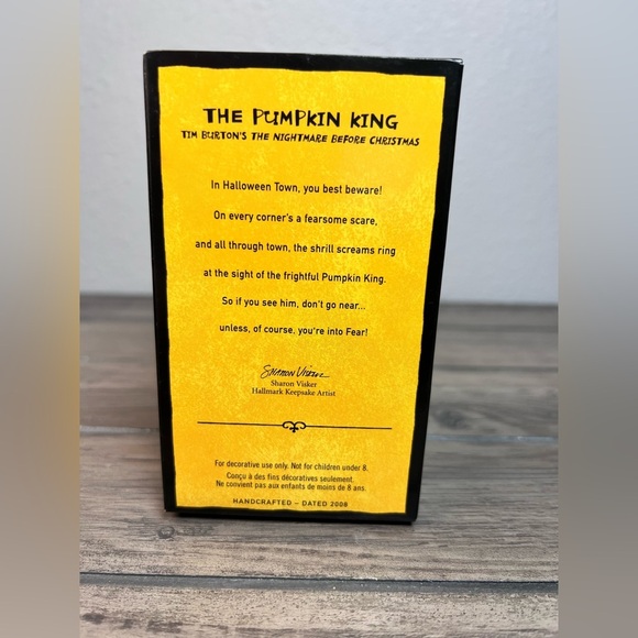 Hallmark NIB 2008 Halloween Ornament Jack Skellington Nightmare Before Christmas - Picture 9 of 9